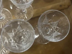 12 Verres Cristal Baccarat estampillé modèle Epron H 12,2 cm