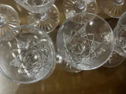 12 Verres Cristal Baccarat estampillé modèle Epron H 12,2 cm