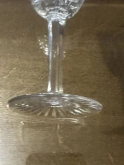 12 Verres Cristal Baccarat estampillé modèle Epron H 12,2 cm
