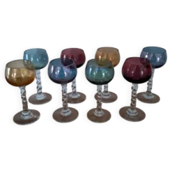 6 verres à digestif, années 60