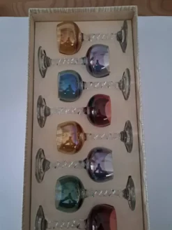 6 verres à digestif, années 60
