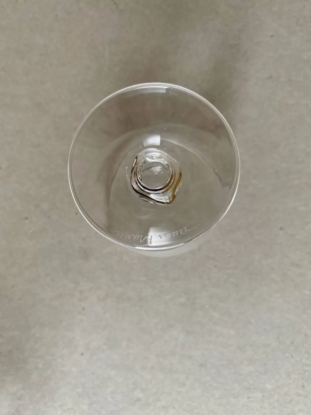 4 verres à digestif en cristal Daum France – modèle Orval