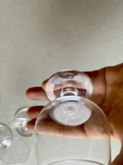4 verres à digestif en cristal Daum France – modèle Orval