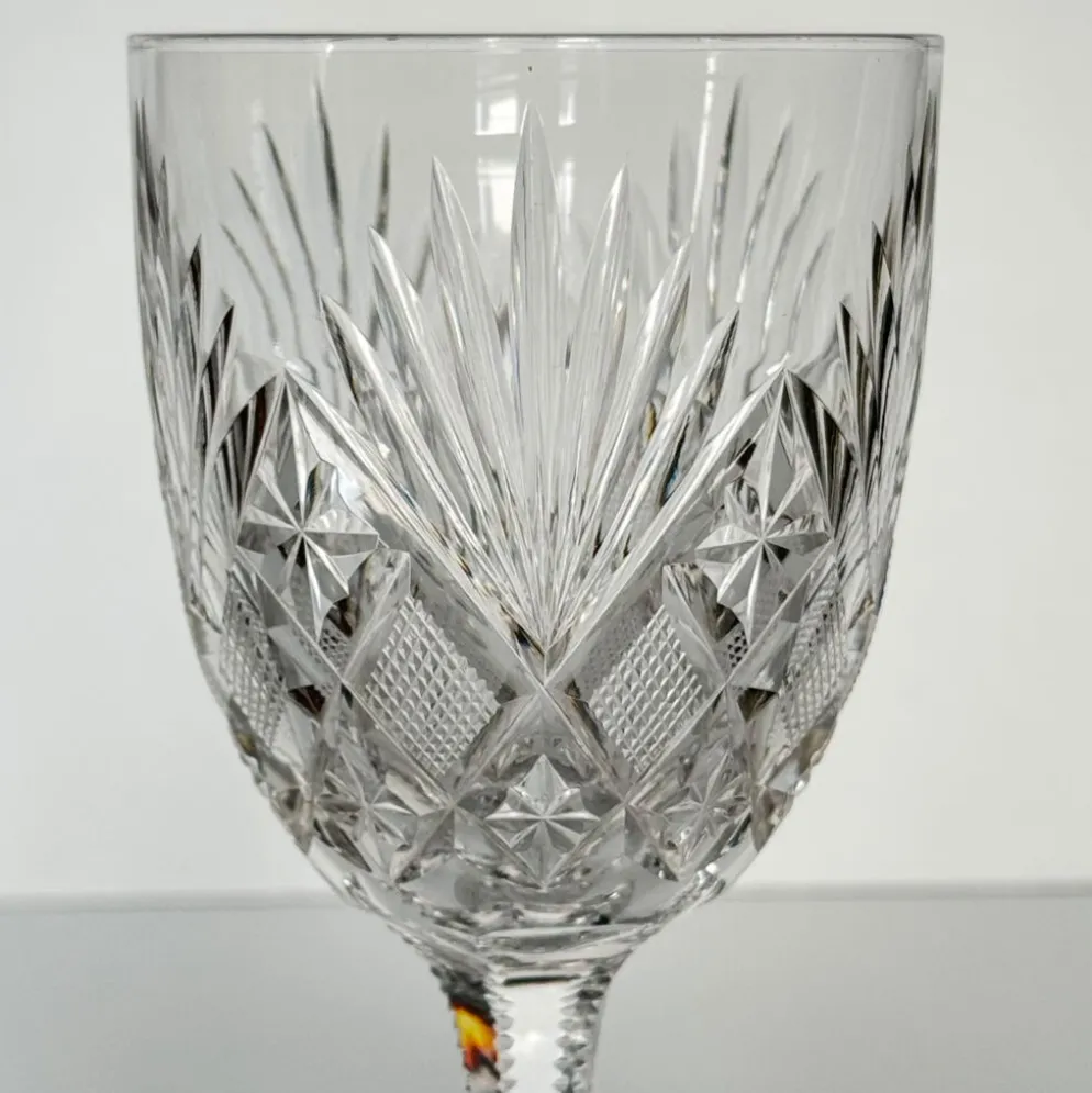 6 Verres à eau en cristal de Saint-Louis | Modèle Gavarni | Première m