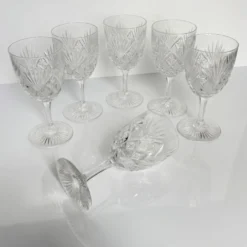 6 Verres à eau en cristal de Saint-Louis | Modèle Gavarni | Première m