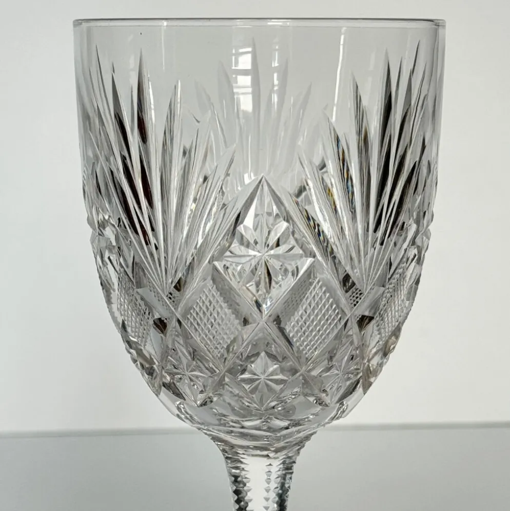 6 Verres à eau en cristal de Saint-Louis | Modèle Gavarni | Première m