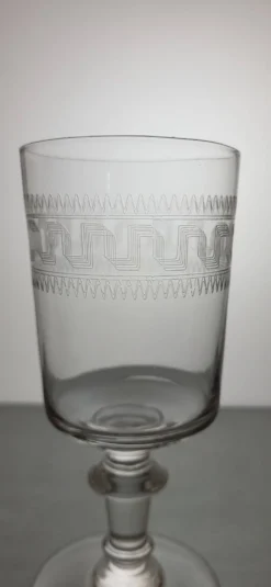 6 verres à eau / vin, XIXème