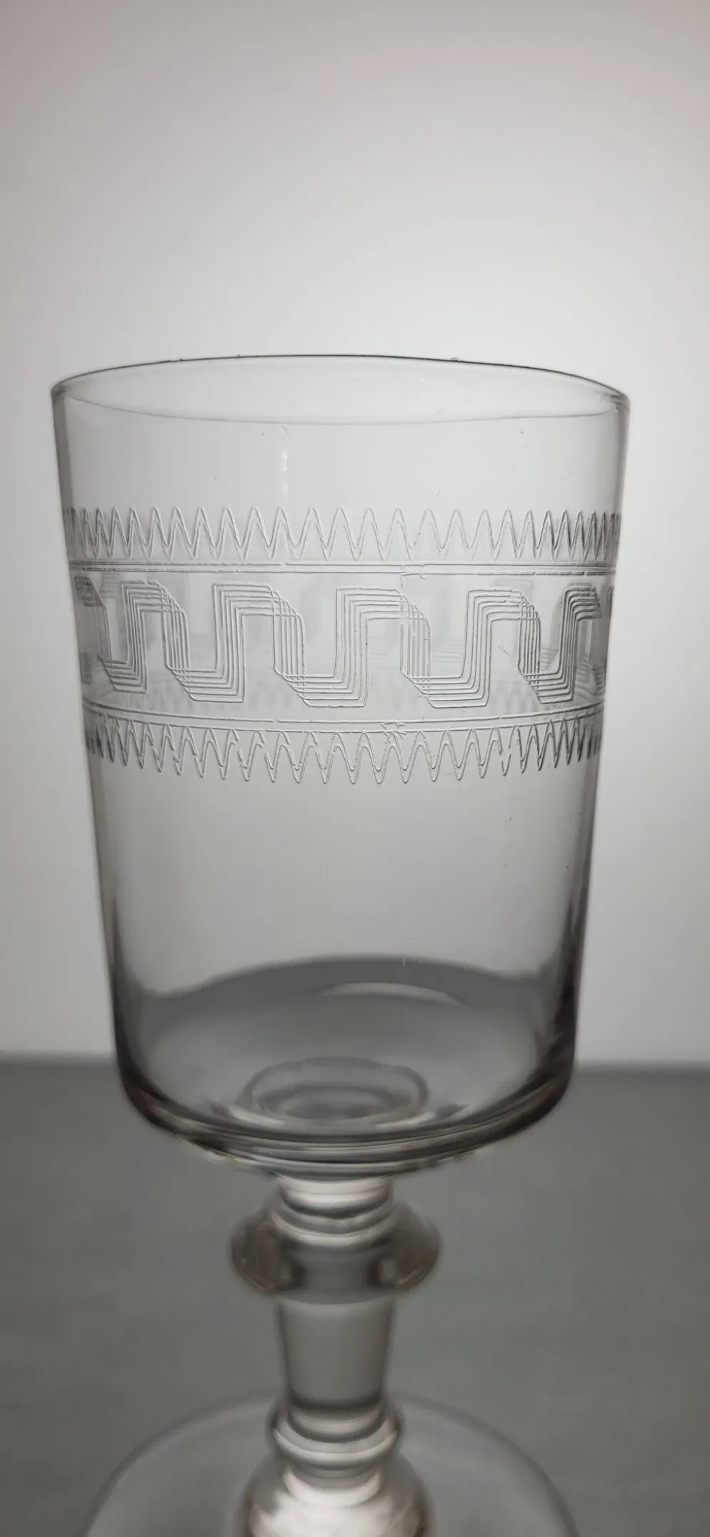 6 verres à eau / vin, XIXème
