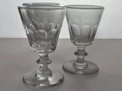 6 verres en cristal de Baccarat / Saint Louis / Caton