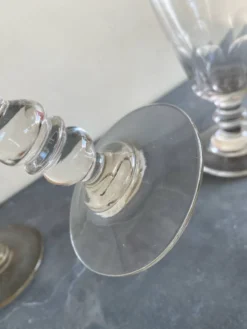 Verres à facettes anciens