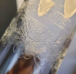 10 Verres/flûtes à champagne 16cl Cristal d'Arques modèle Matignon 70s
