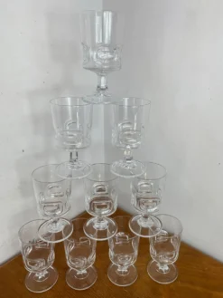 Verres graphique, Cristal D’Arques