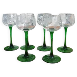 Verres gravés anciens