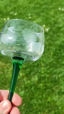 Verres gravés anciens