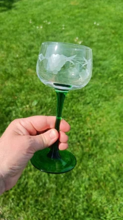 Verres gravés anciens