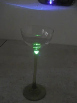 6 verres à liqueur sur pied Ouraline