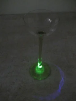 6 verres à liqueur sur pied Ouraline