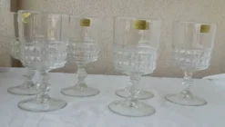 6 verres à pied
