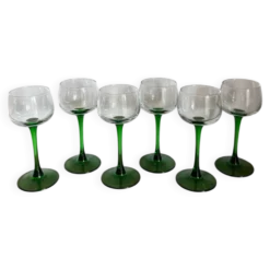 6 verres à pied