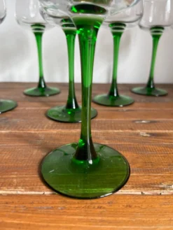 6 verres à pied
