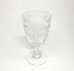 Verres à pied en cristal
