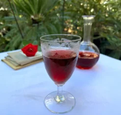 Verres à pied en cristal