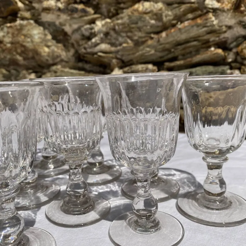 Verres à porto , anciens verres apéritif