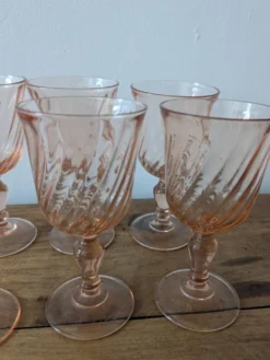 Verres rosalines