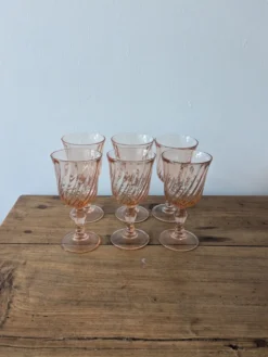 Verres rosalines