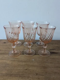 Verres rosalines
