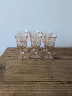 Verres rosalines