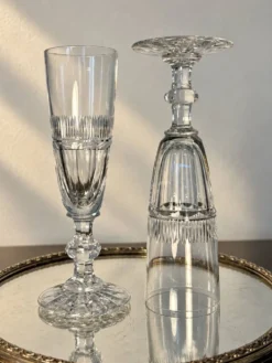 2 verres Saint Louis modèle Trianon