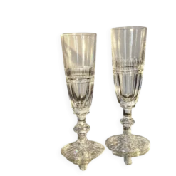 2 verres Saint Louis modèle Trianon