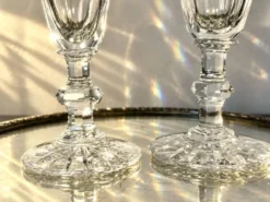 2 verres Saint Louis modèle Trianon