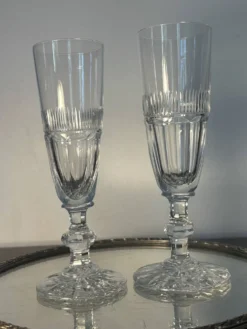 2 verres Saint Louis modèle Trianon