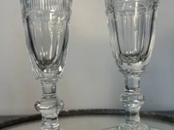 2 verres Saint Louis modèle Trianon