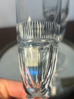 2 verres Saint Louis modèle Trianon