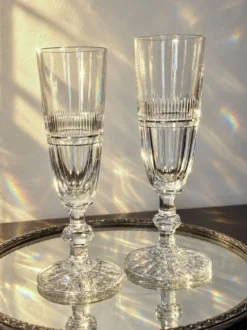 2 verres Saint Louis modèle Trianon