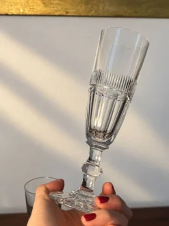 2 verres Saint Louis modèle Trianon
