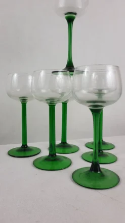 6 verres à vin ballon d'Alsace