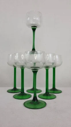 6 verres à vin ballon d'Alsace