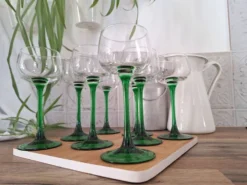 Verres à vin blanc d'Alsace
