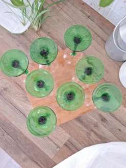 Verres à vin blanc d'Alsace