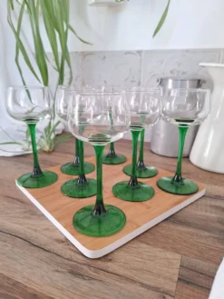 Verres à vin blanc d'Alsace