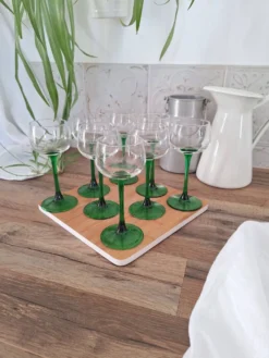 Verres à vin blanc d'Alsace