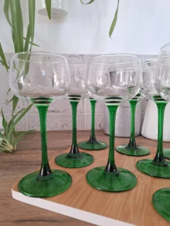 Verres à vin blanc d'Alsace