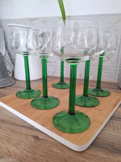 Verres à vin blanc d'Alsace