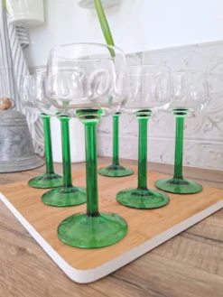 Verres à vin blanc d'Alsace