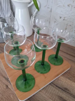 Verres à vin blanc d'Alsace