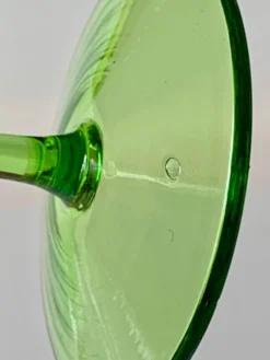 Verres à vin blanc soufflés vintage